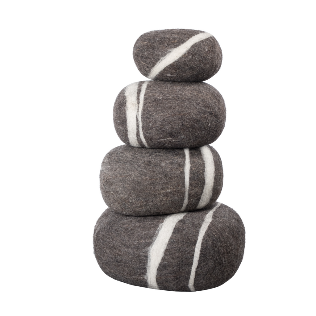OSKAR Felt Pebble Pouf - Minimalist - Myfelt | Milola