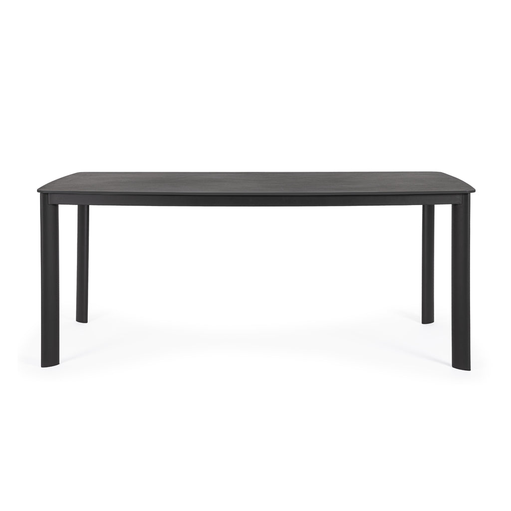 ALCORA Outdoor Sintered Stone Table in Charcoal Grey - Bizzotto | Milola
