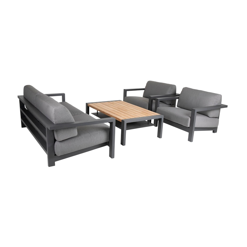 AMESDALE Garden Lounge Set - 3 Seater with 2 Chairs