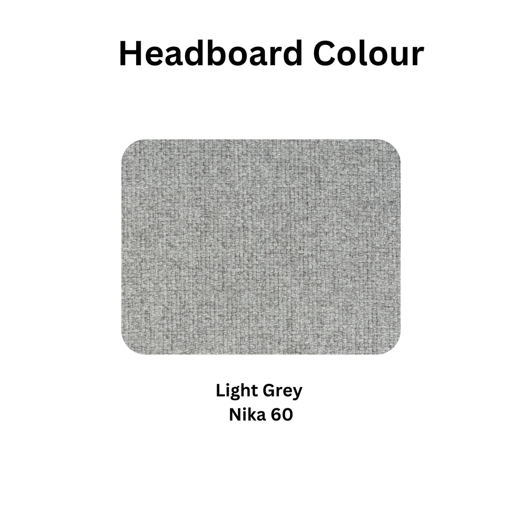 ASPECT - Solid Wood Bed - Fabric - Double Headboard | Milola