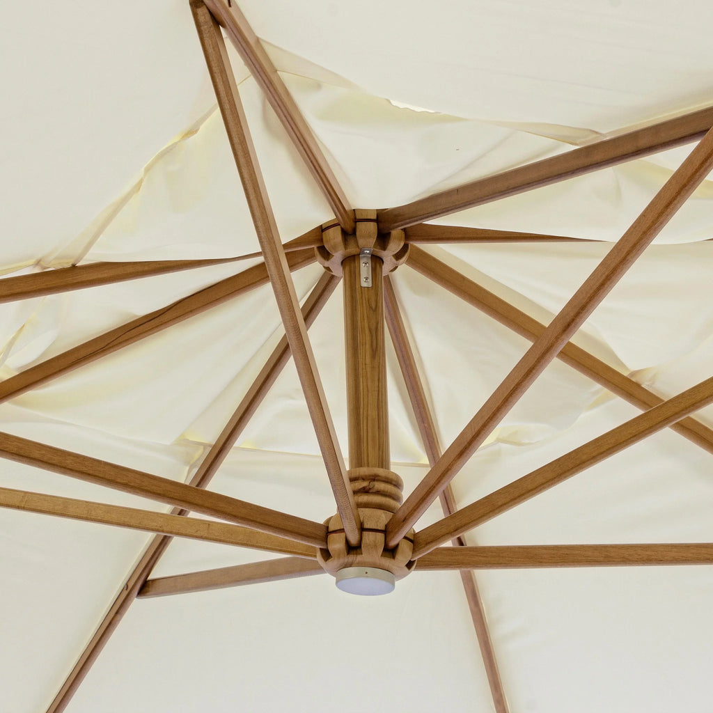 CAPUA Natural Hanging Outdoor Parasol - Bizzotto | Milola