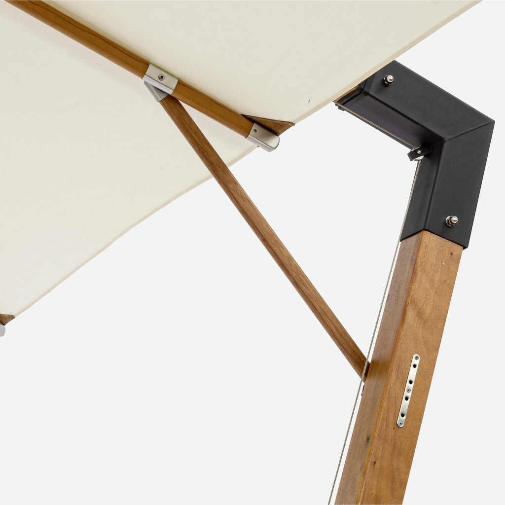 CAPUA Natural Hanging Outdoor Parasol - Bizzotto | Milola