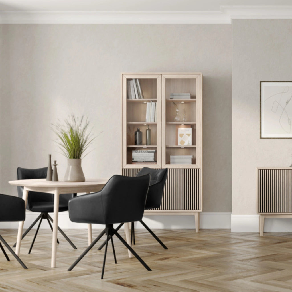 CASØ NORD Extendable Wooden Round Dining Table - Nordic Style - Caso | Milola