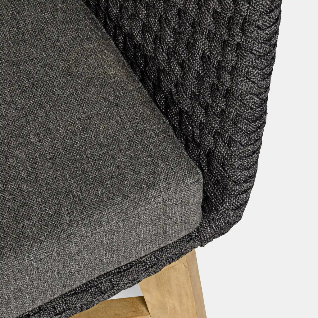 COACHELLA Outdoor Sofa in Charcoal - Bizzotto | Milola
