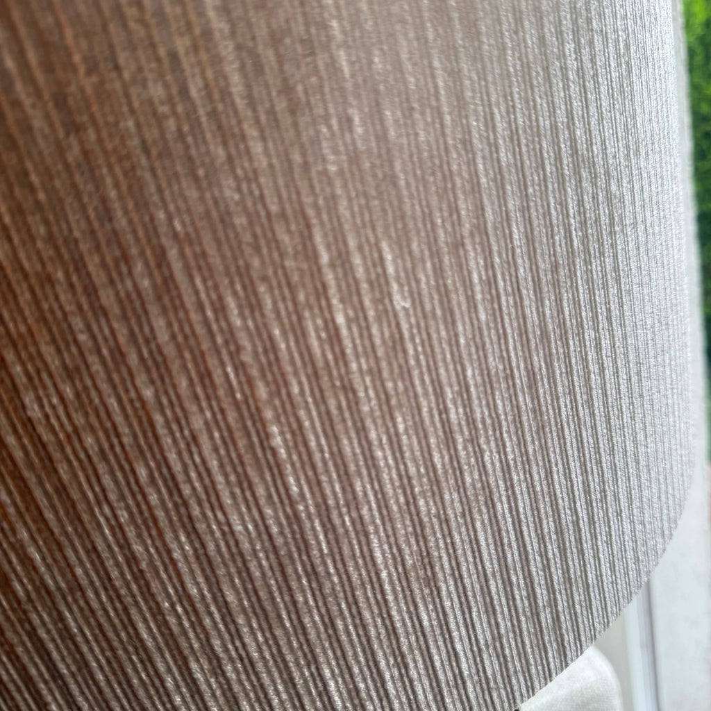 CROSS Lamp with Champagne Velvet Ribbed Shade - Masterlight | Milola