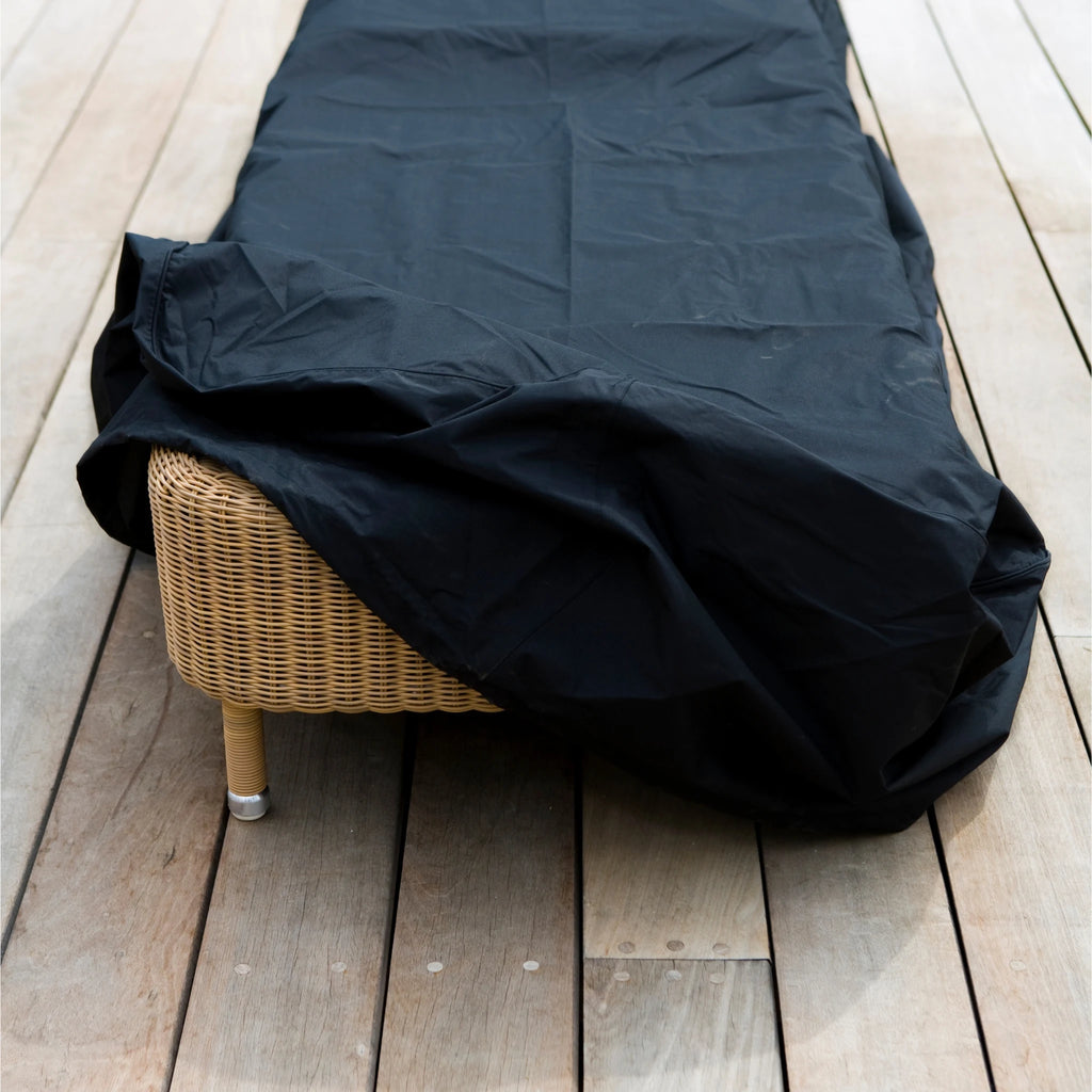 Cover 1 for Single Sunbeds & Sunloungers in Black - Cane-Line | Milola