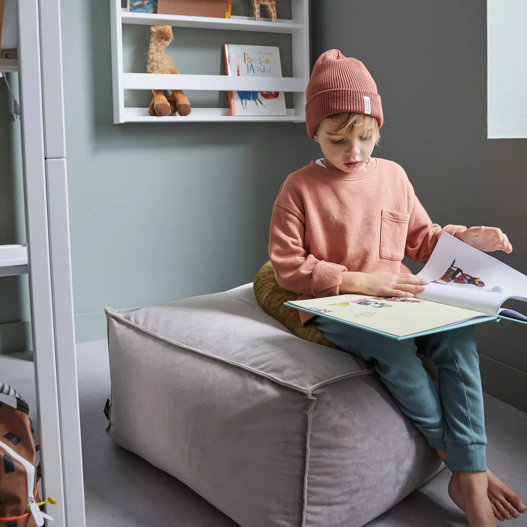DINO Bedroom Accessory Pack - Grey Pouf - Lifetime Kidsrooms | Milola