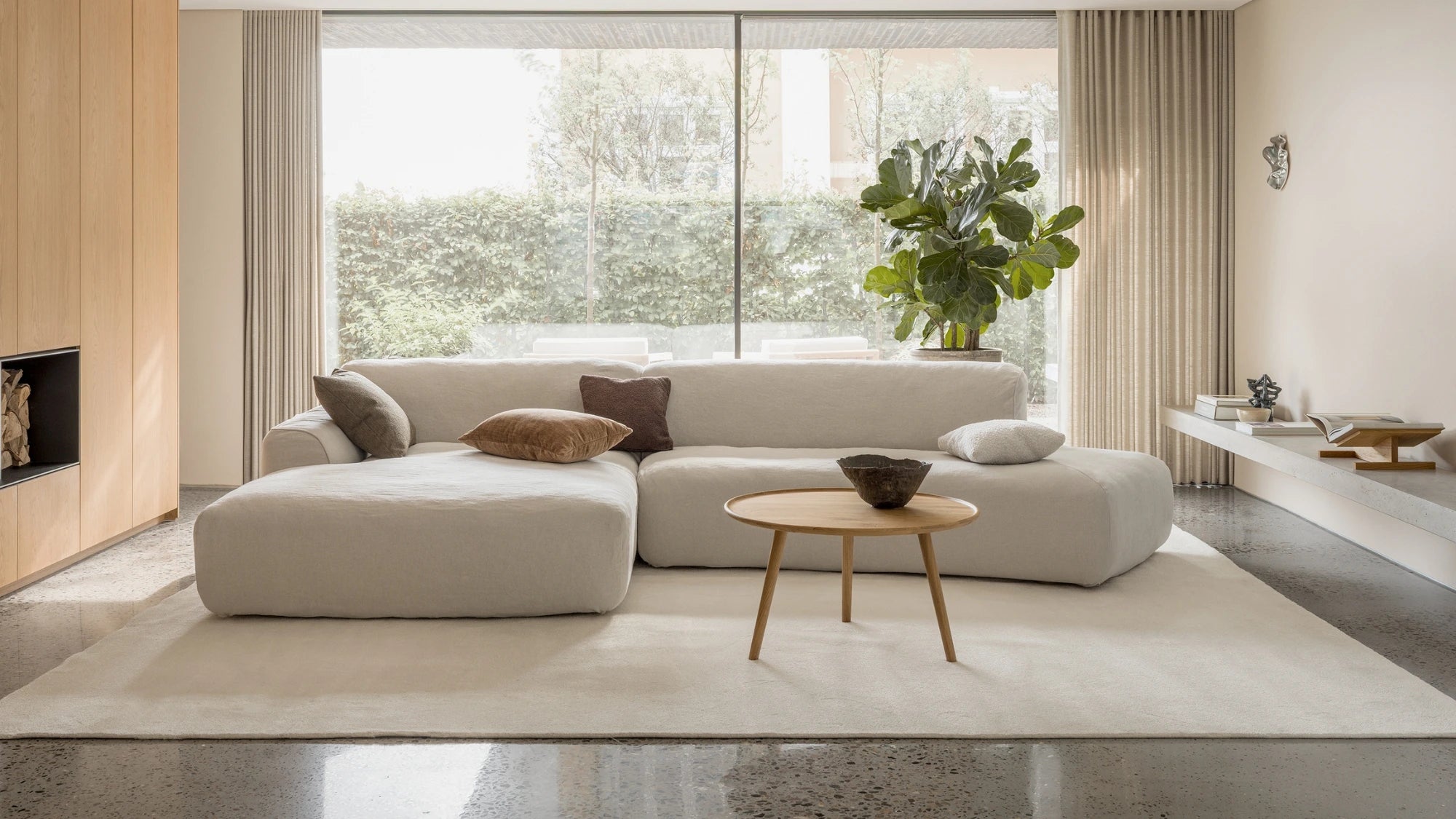 EMILY CORNER SOFA NEUTRAL SITS MILOLA