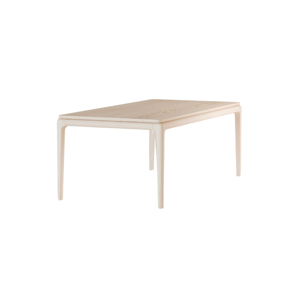 FLOATING Dining Table in White Oiled Oak - Kristensen | Milola