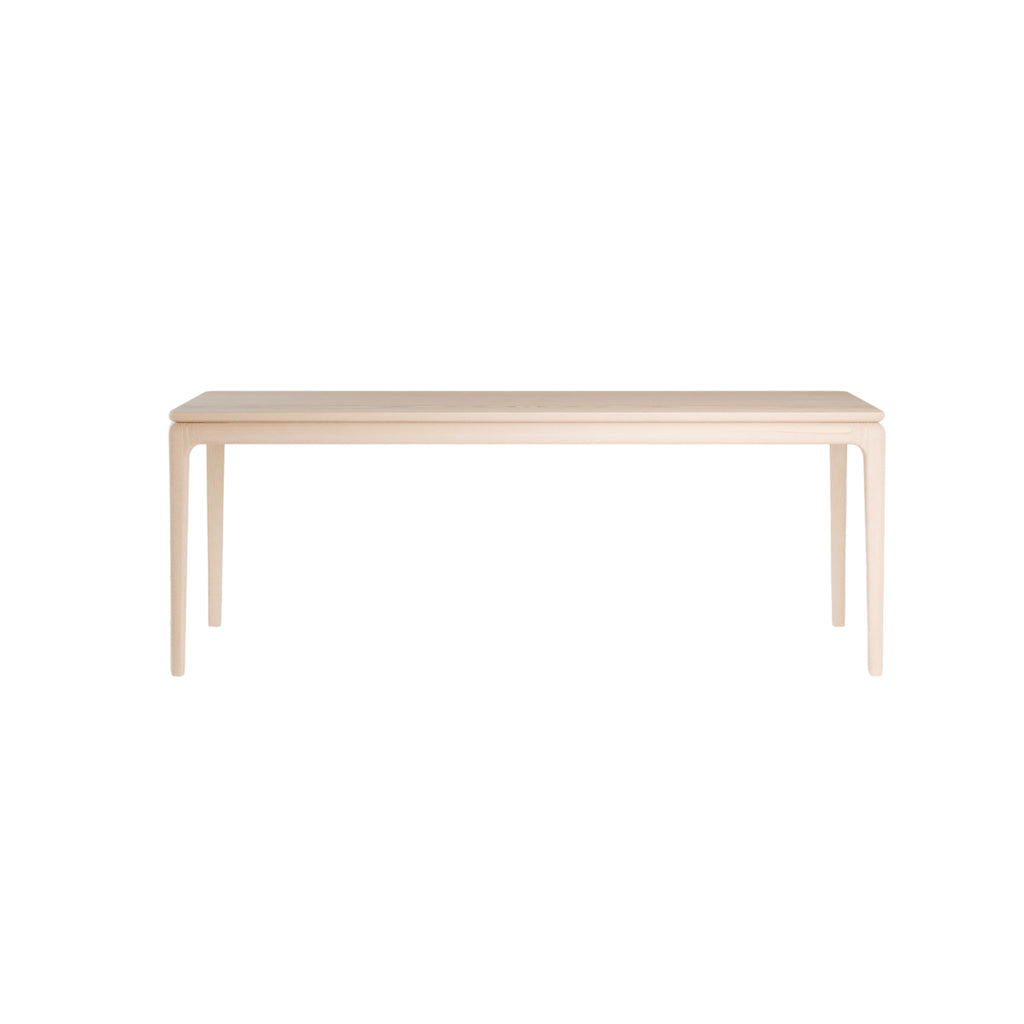 FLOATING Dining Table in White Oiled Oak - Kristensen | Milola