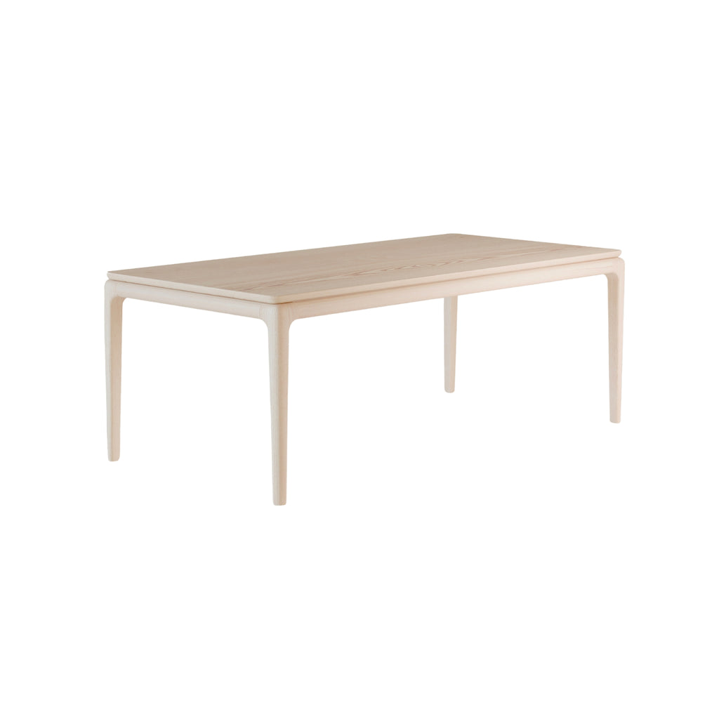 FLOATING Dining Table in White Oiled Oak - Kristensen | Milola