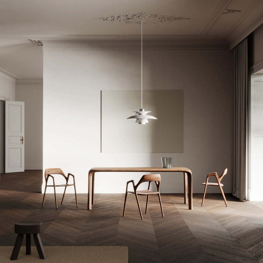 GING Dining Table in Oak Natural Soap - Artisan | Milola