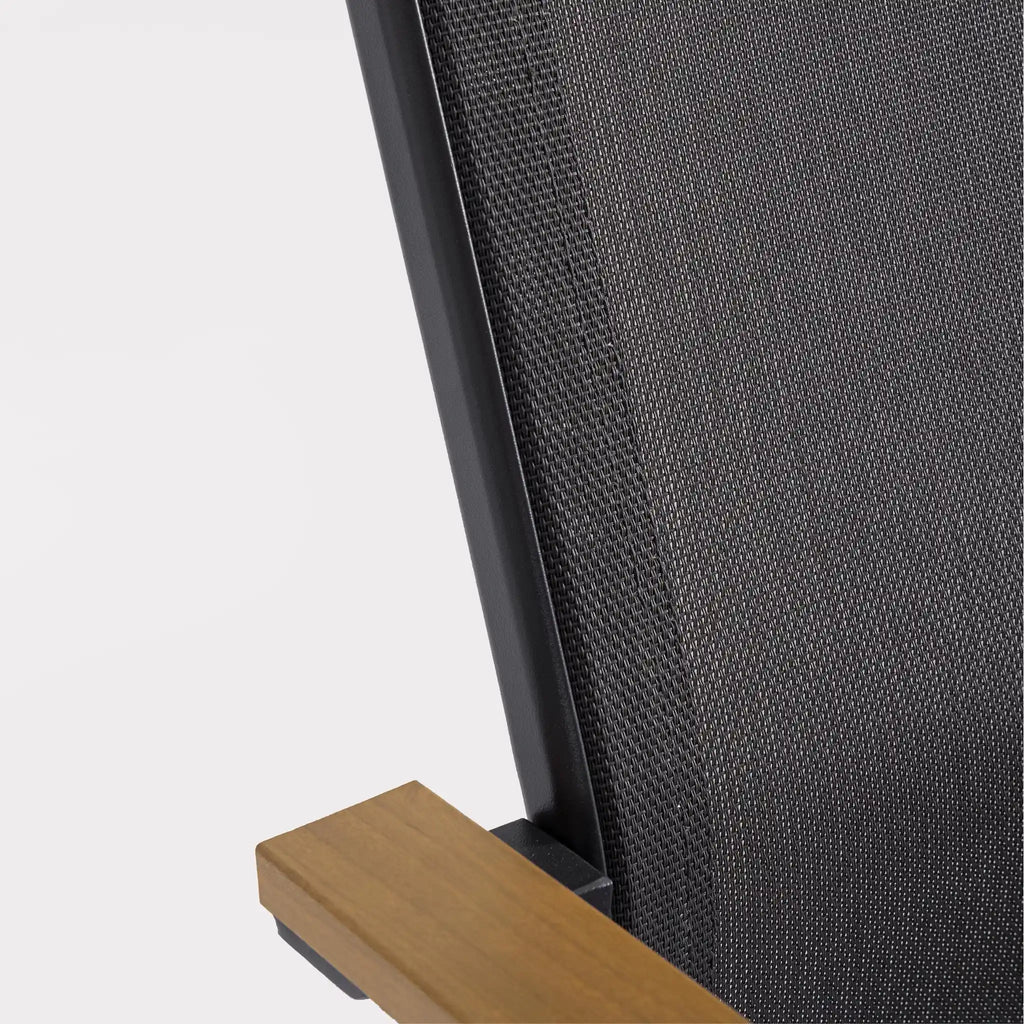 HETA Outdoor Dining Chair in Anthracite - Bizzotto | Milola