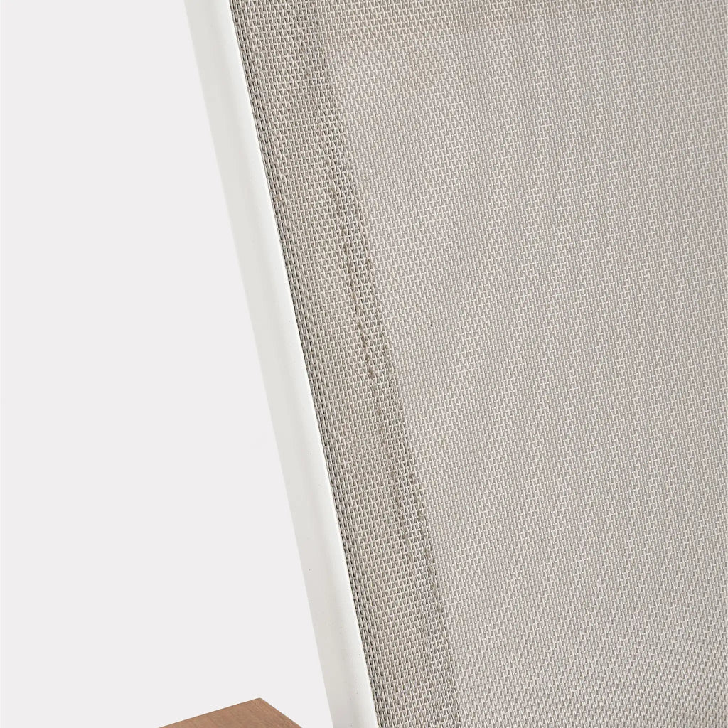 HETA Outdoor Dining Chair in White - Bizzotto | Milola