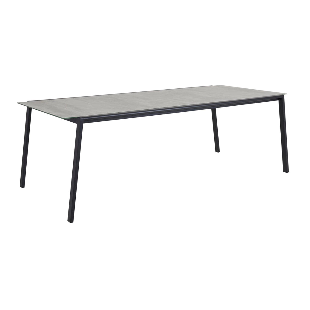 LYRA - Outdoor Dining Table - Glass & Aluminium - Brafab | Milola