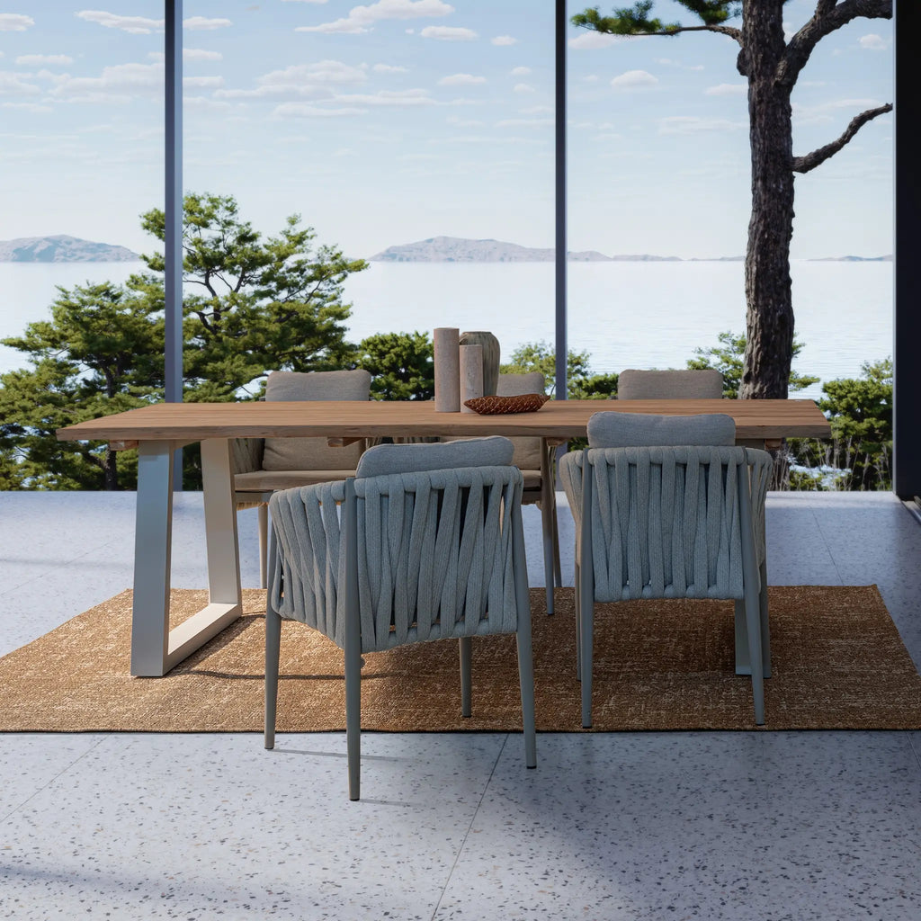 LEGEND Silk Teak Outdoor Dining Table - Bizzotto | Milola