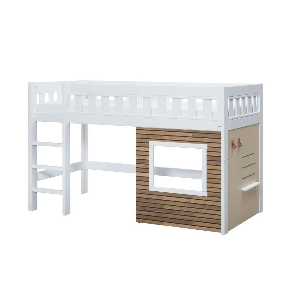 SEMI-HIGH Childrens Loft Bed LIFETIME Kidsroom Milola –