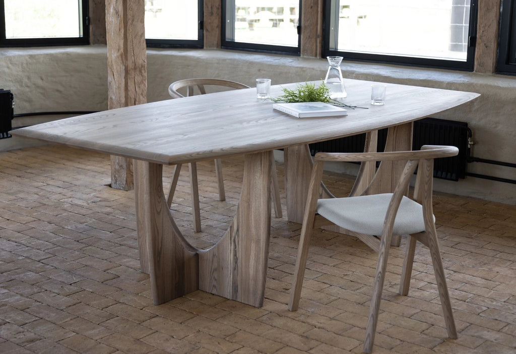 LONGBOAT Dining Table in Dark Grey Oiled Ash - Kristensen | Milola
