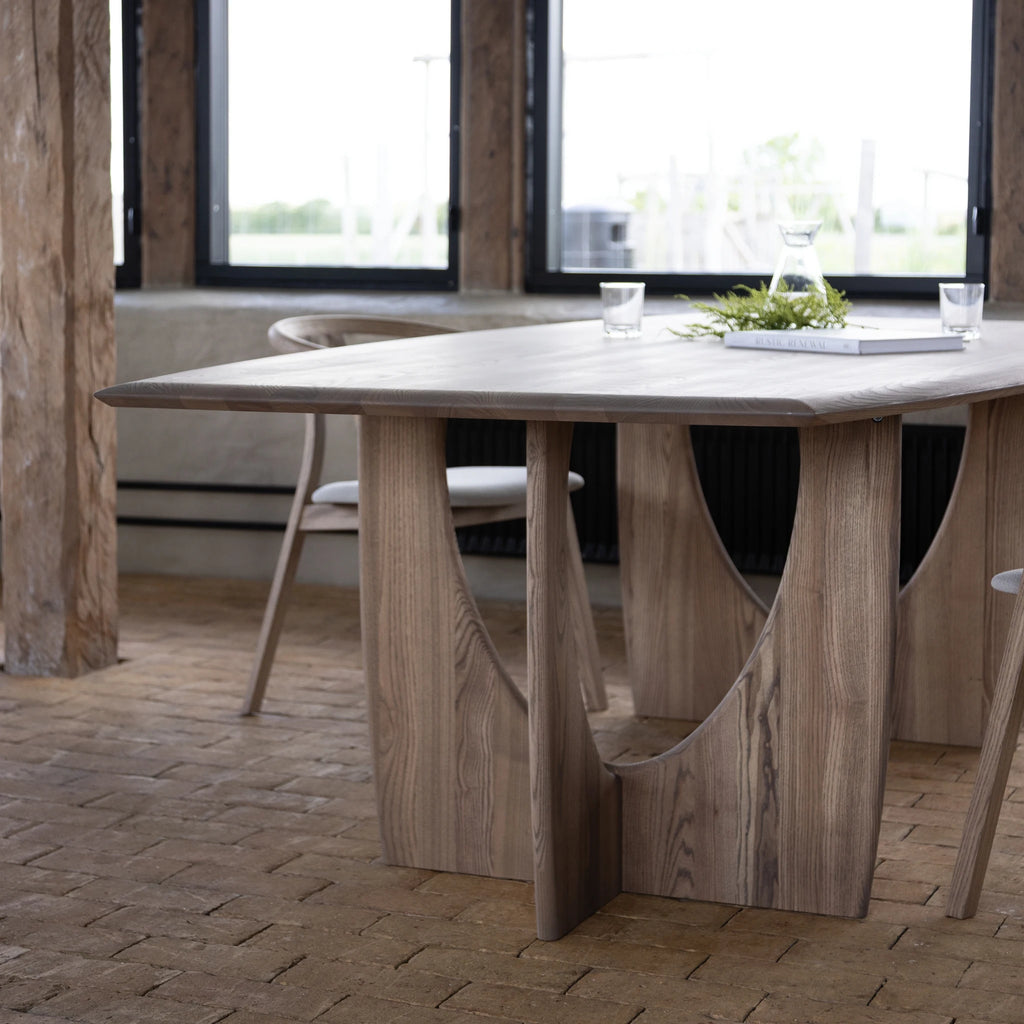 LONGBOAT Dining Table in Dark Grey Oiled Ash - Kristensen | Milola