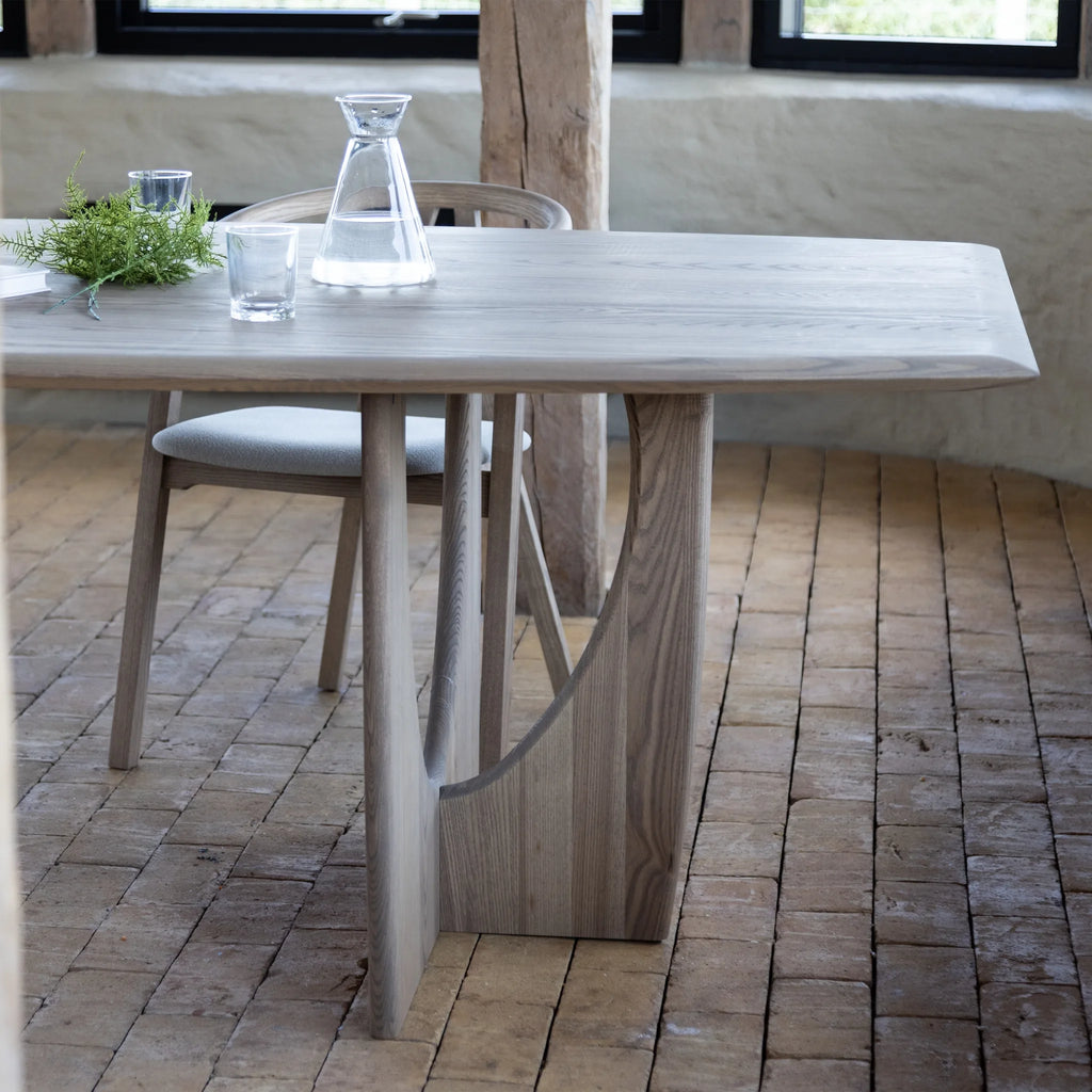 LONGBOAT Dining Table in Dark Grey Oiled Ash - Kristensen | Milola