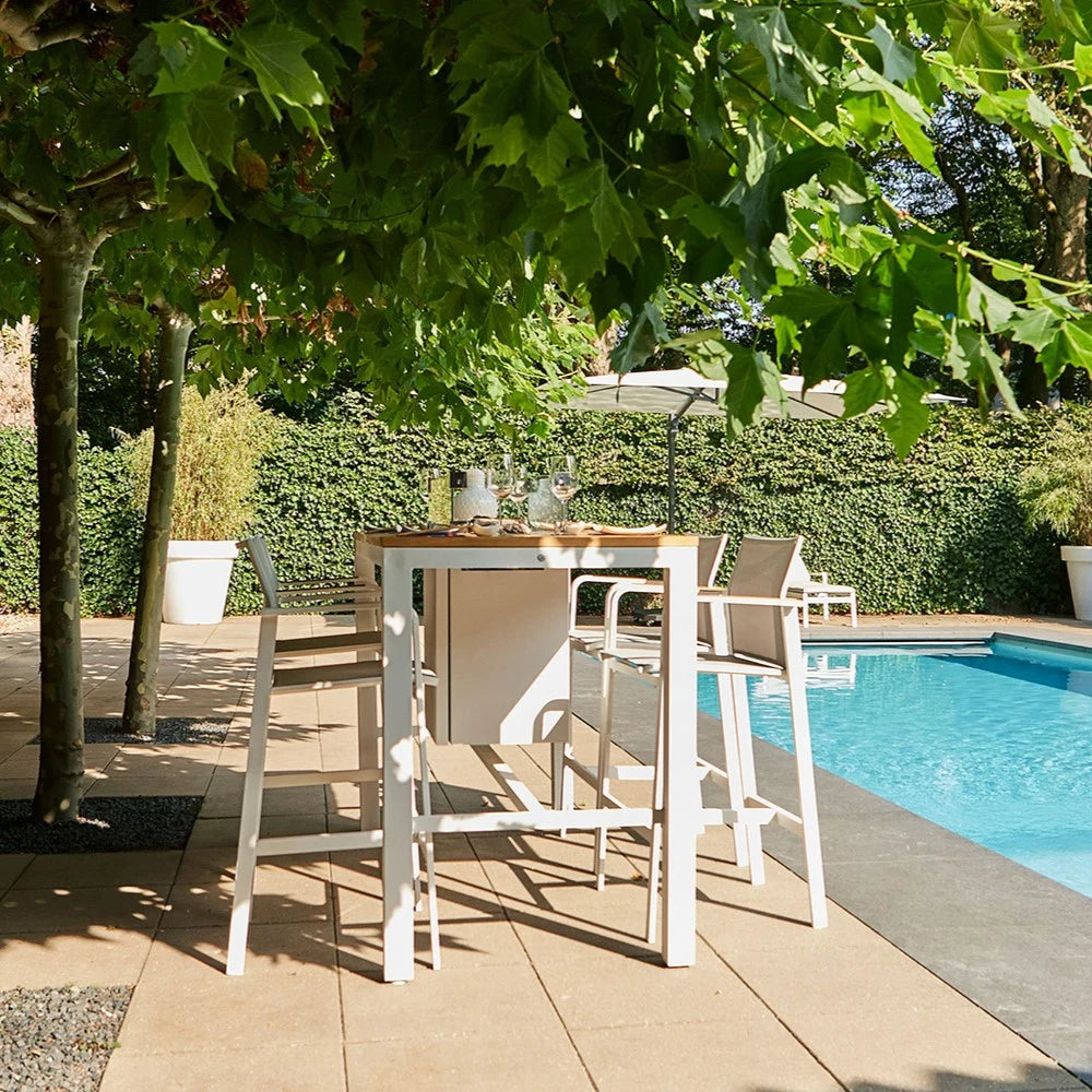 MONTE VARI - Outdoor Bar Table with Firepit - Suns | Milola