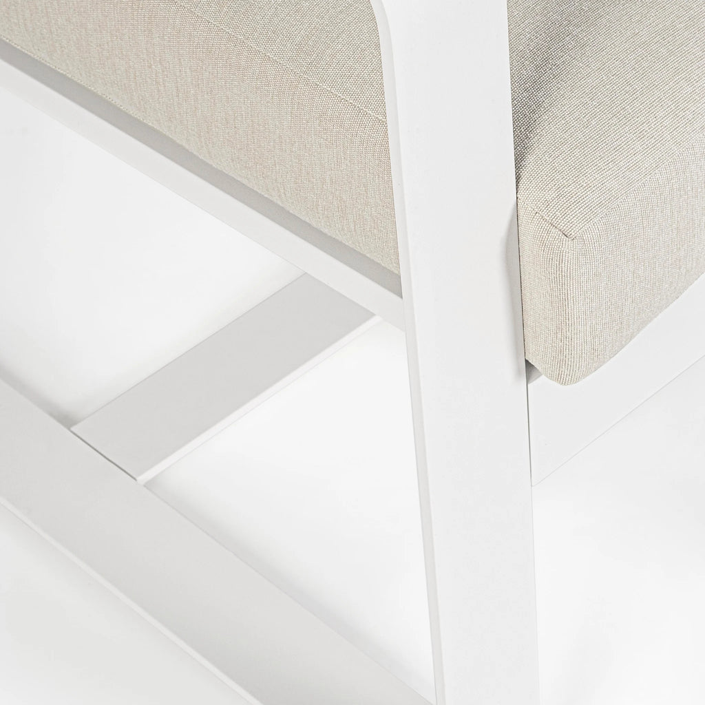 MERRIGAN Outdoor Sofa Set in White - Bizzotto | Milola