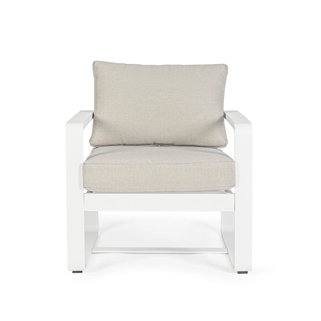 MERRIGAN Outdoor Sofa Set in White - Bizzotto | Milola