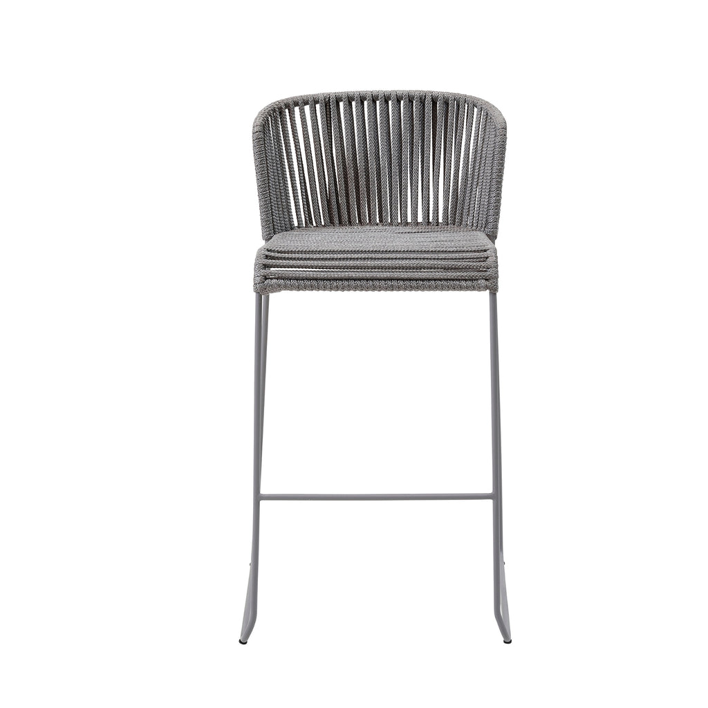 Moments Outdoor Bar Chair in Grey - Cane-Line | Milola