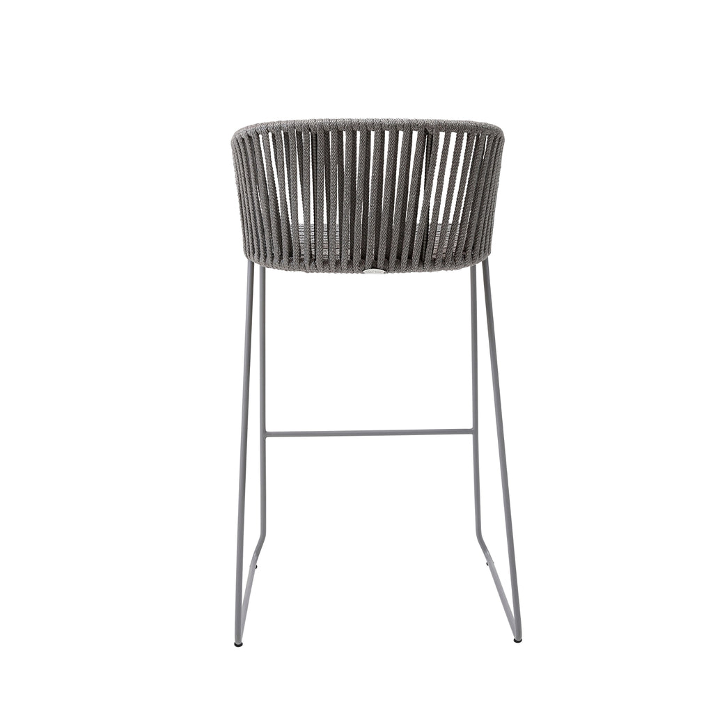 Moments Outdoor Bar Chair in Grey - Cane-Line | Milola