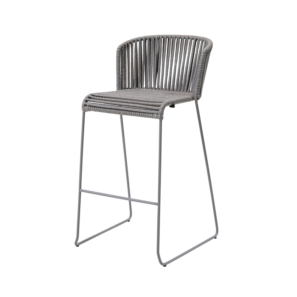 Moments Outdoor Bar Chair in Grey - Cane-Line | Milola