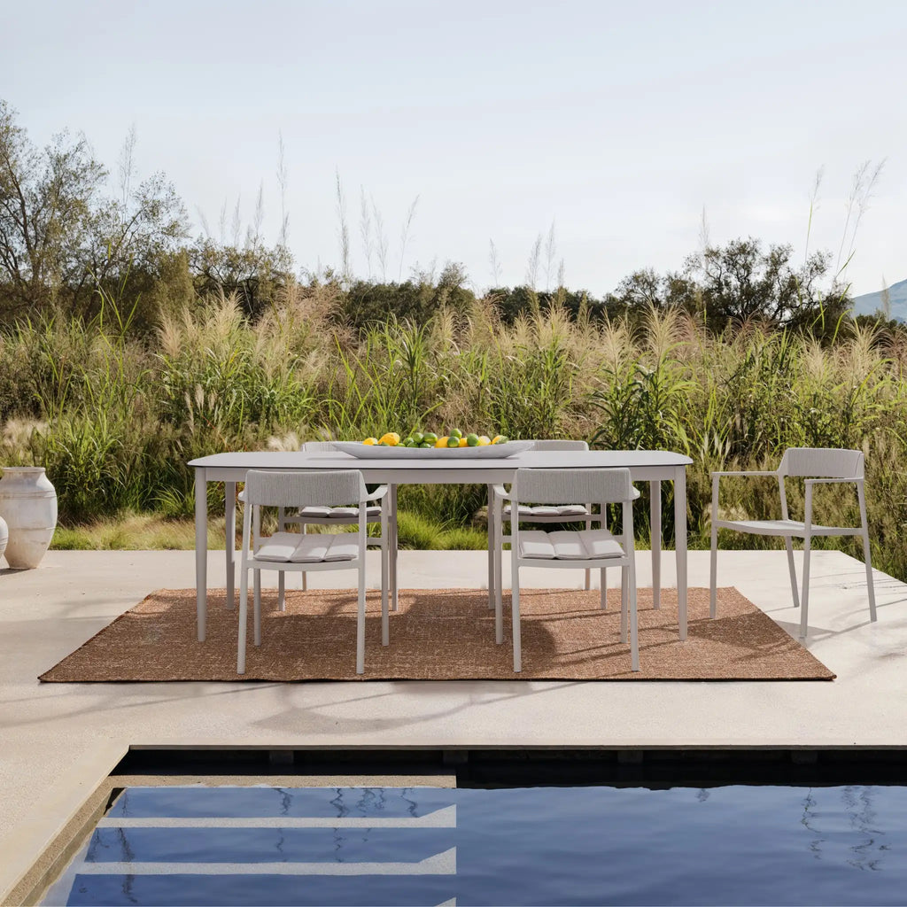 NESTOR Outdoor Sintered Stone Table in Morny - Bizzotto | Milola