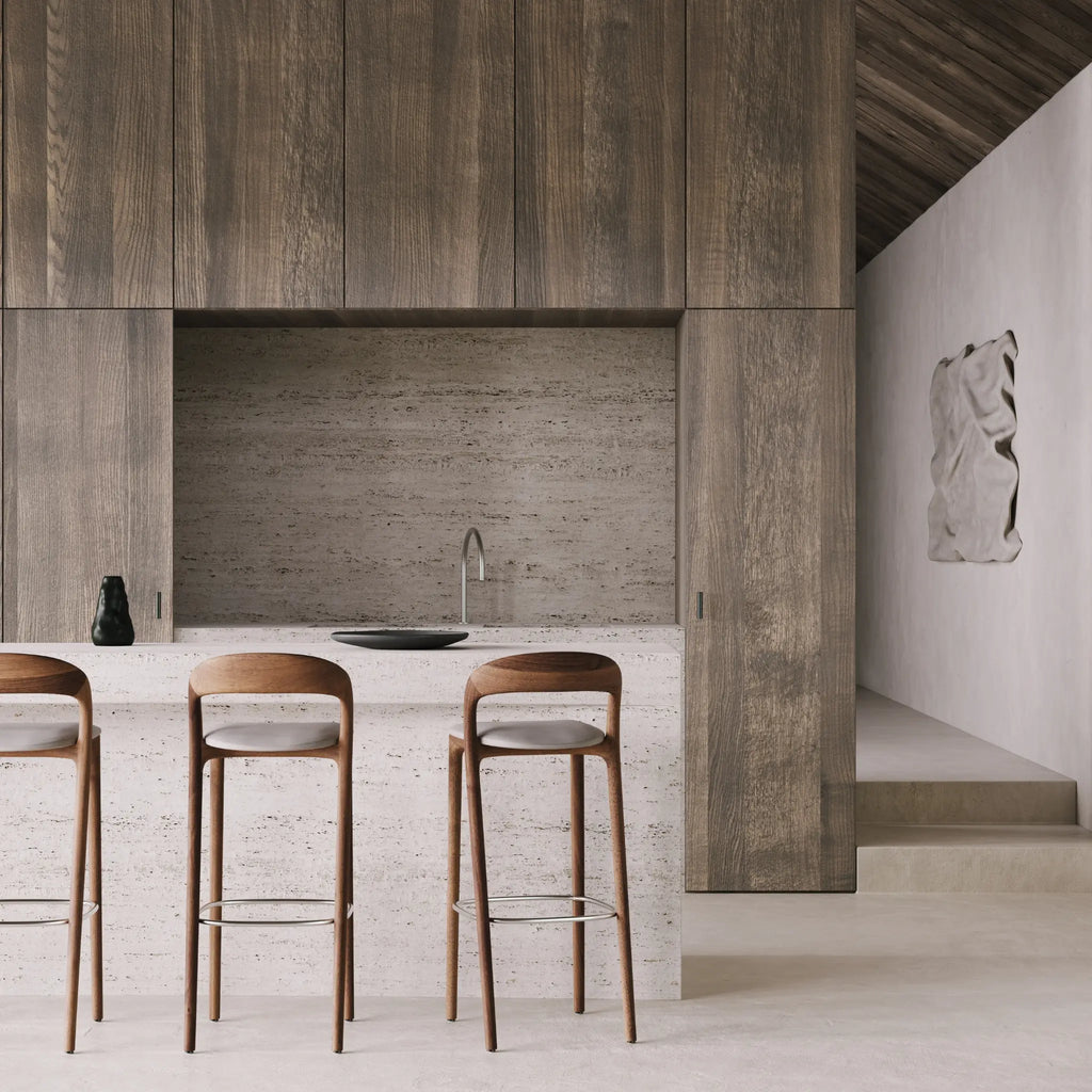 NEVA Light Bar Chair H.65 in Walnut Natural Oil - Artisan | Milola