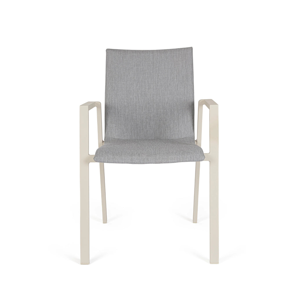 ODEON Outdoor Dining Chair in Pelican - Bizzotto | Milola