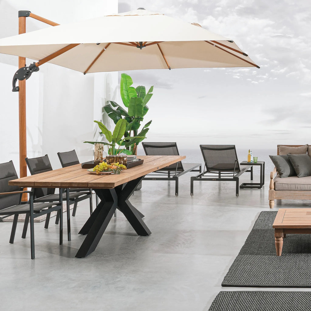 ORION Outdoor Parasol in Beige - Bizzotto | Milola