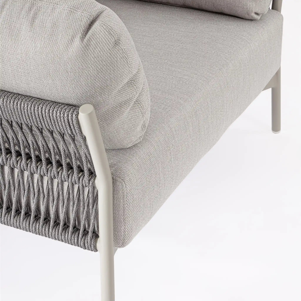 PARDIS Outdoor Lounge Chair in Agata Grey/Beige - Bizzotto | Milola
