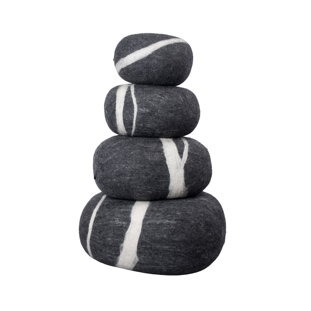 HUGO Felt Pebble Pouf - Minimalist Design - MyFelt | Milola