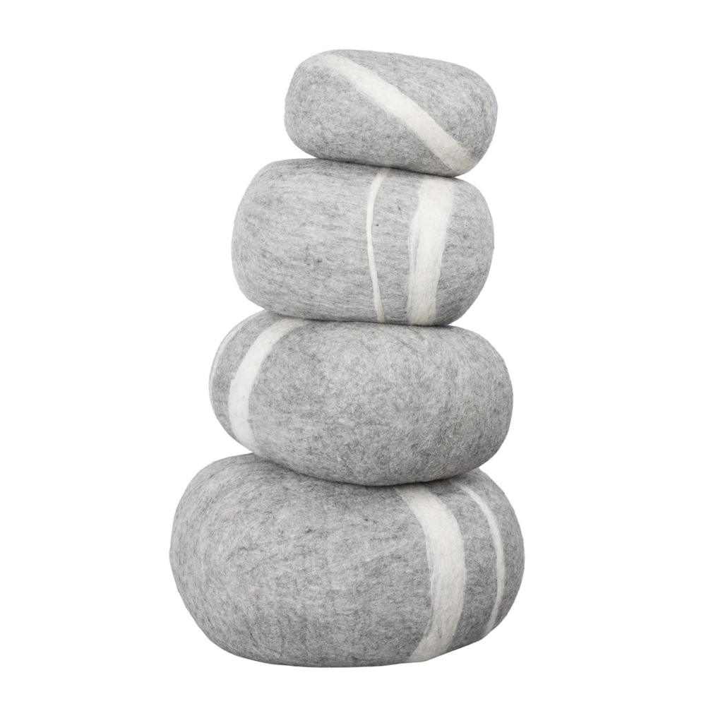 CARL Felt Pebble Pouf - Minimalist - Myfelt | Milola