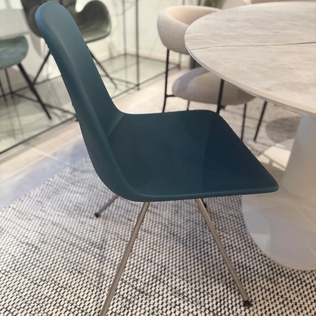 STEP Chair in Soft Touch Blue/Grey - Tonon | Italia