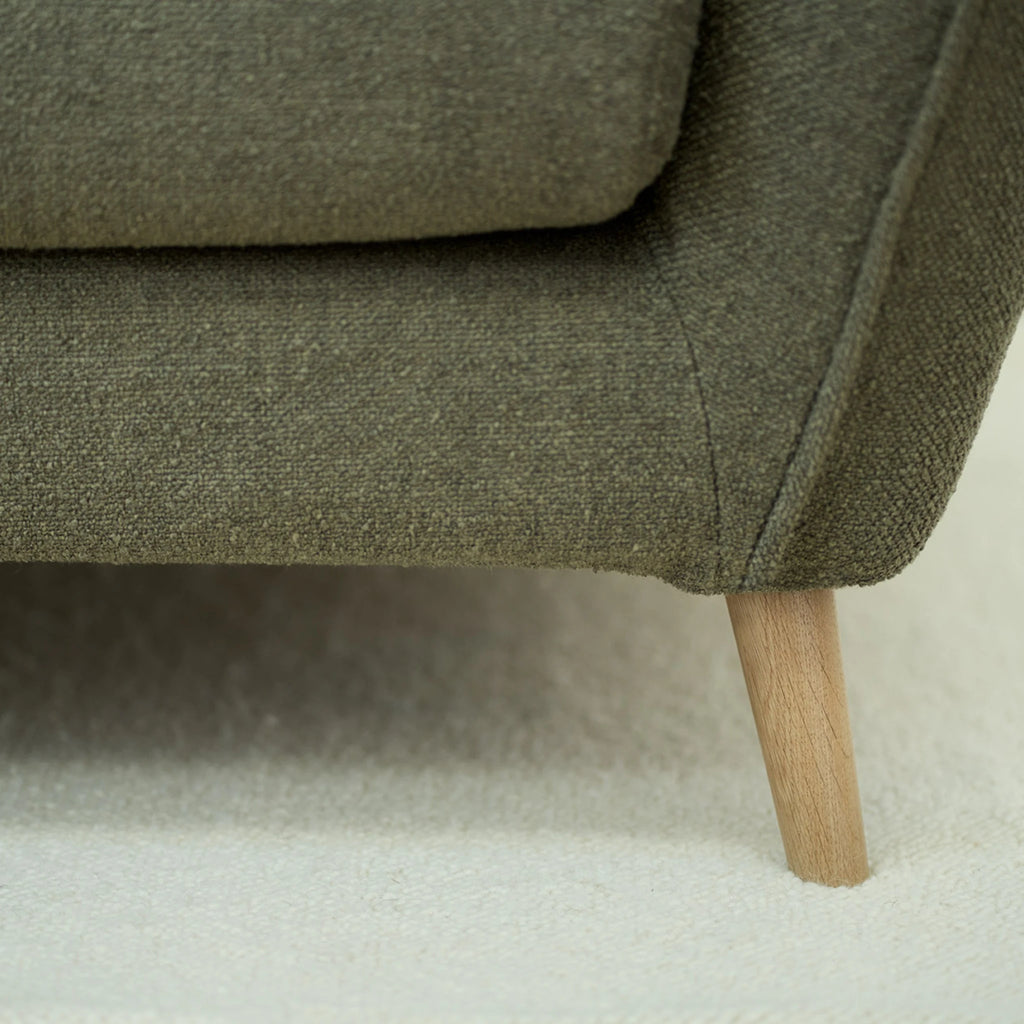 STELLA Corner Sofa in Olive Brown - Sits | Milola