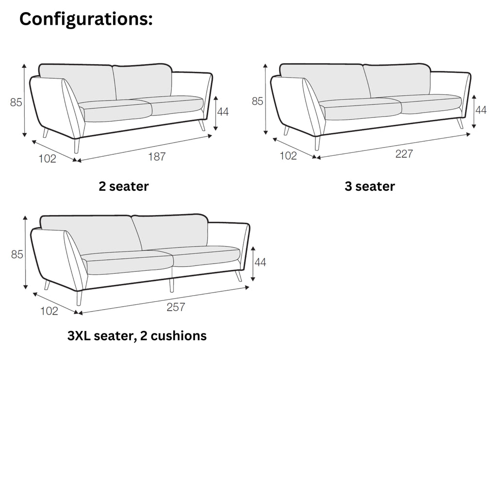 STELLA Sofa Configuration - Sits | Milola