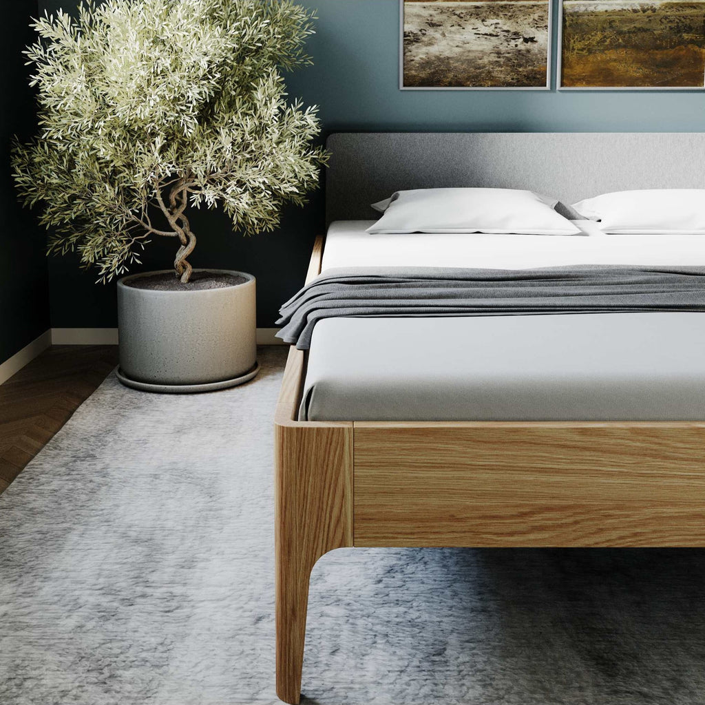 SIRLIG - Wooden Bed - Scandinavian Design | Milola