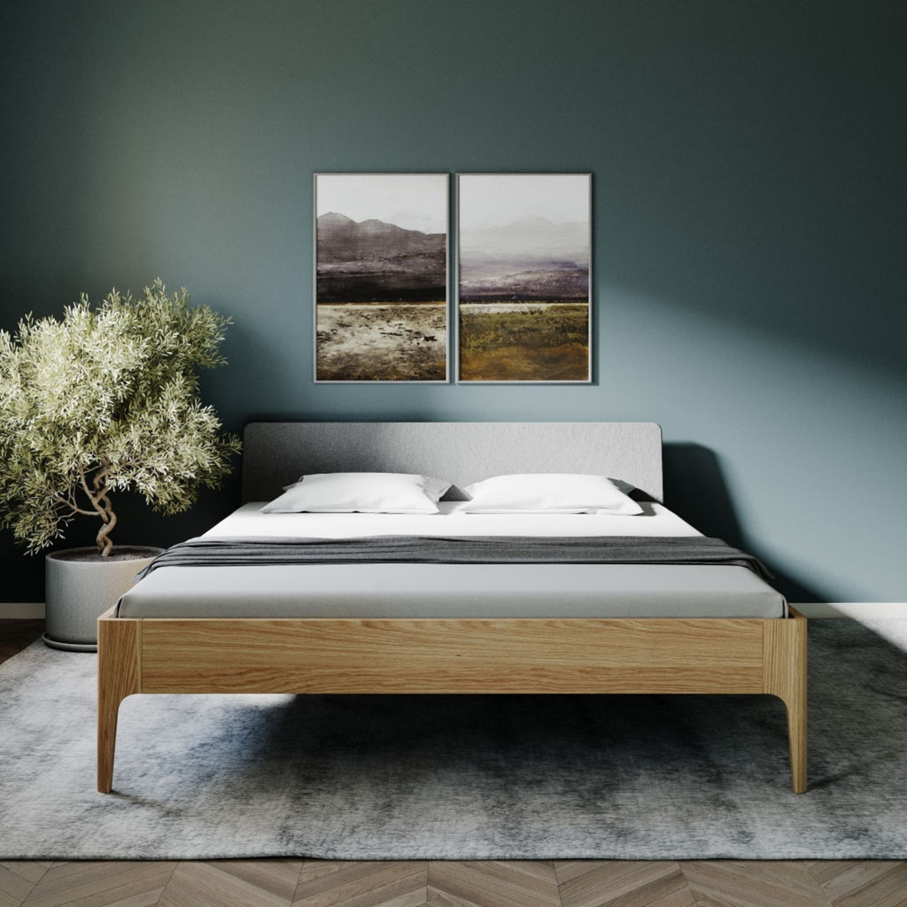 SIRLIG - Wooden Bed - Scandinavian Design | Milola