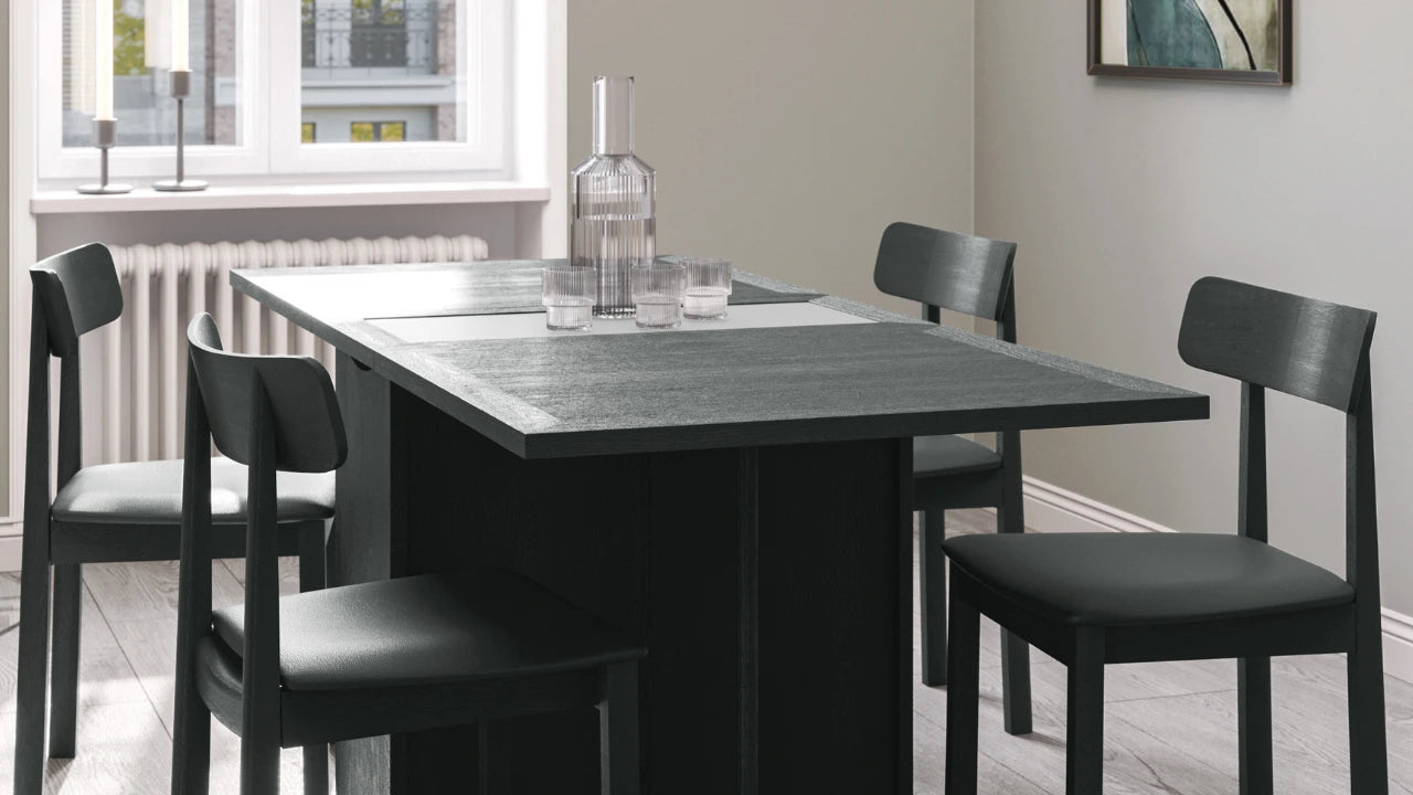 Amelia Wood Extendable Dining Table - Milola.ch