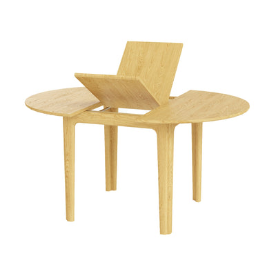 Skovby #111 Extendable Round Dining Table in Oak Lacquer - Skovby | Milola