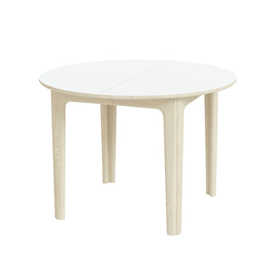 Skovby #111 Extendable Round Dining Table in Oak White Oil with White Top - Skovby | Milola