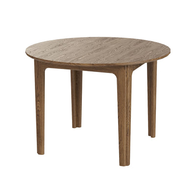 Skovby #111 Extendable Round Dining Table in Walnut Lacquer - Skovby | Milola