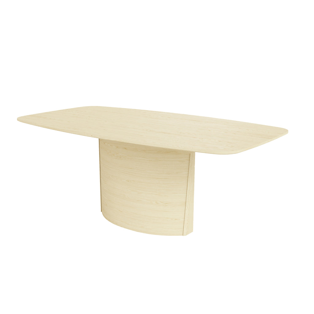 Skovby #117 Dining Table - Boatshaped Dining Table in Oak White OIl - Skovby | Milola