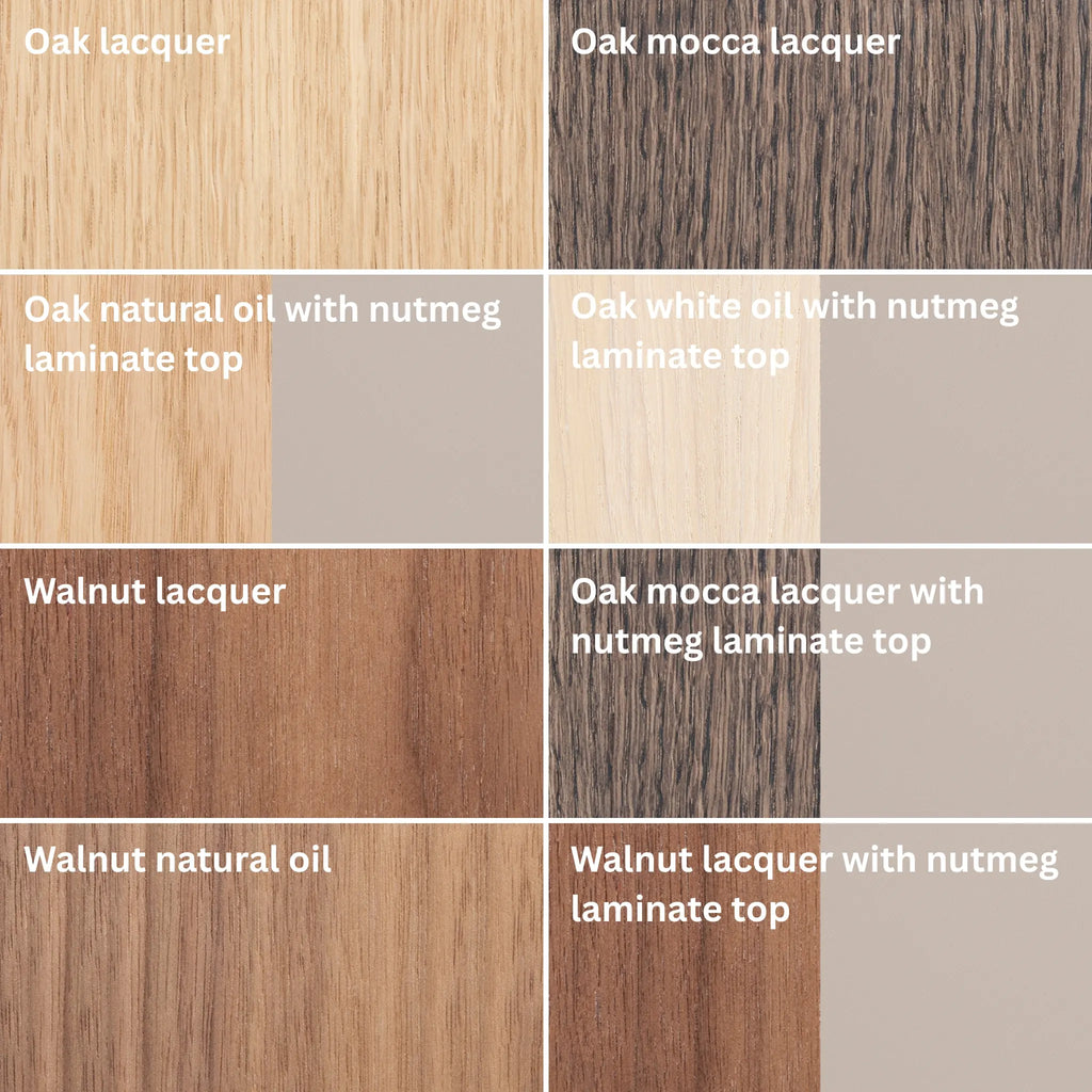 Skovby #142 / #143 Extendable Dining Table Material Template - Skovby | Milola