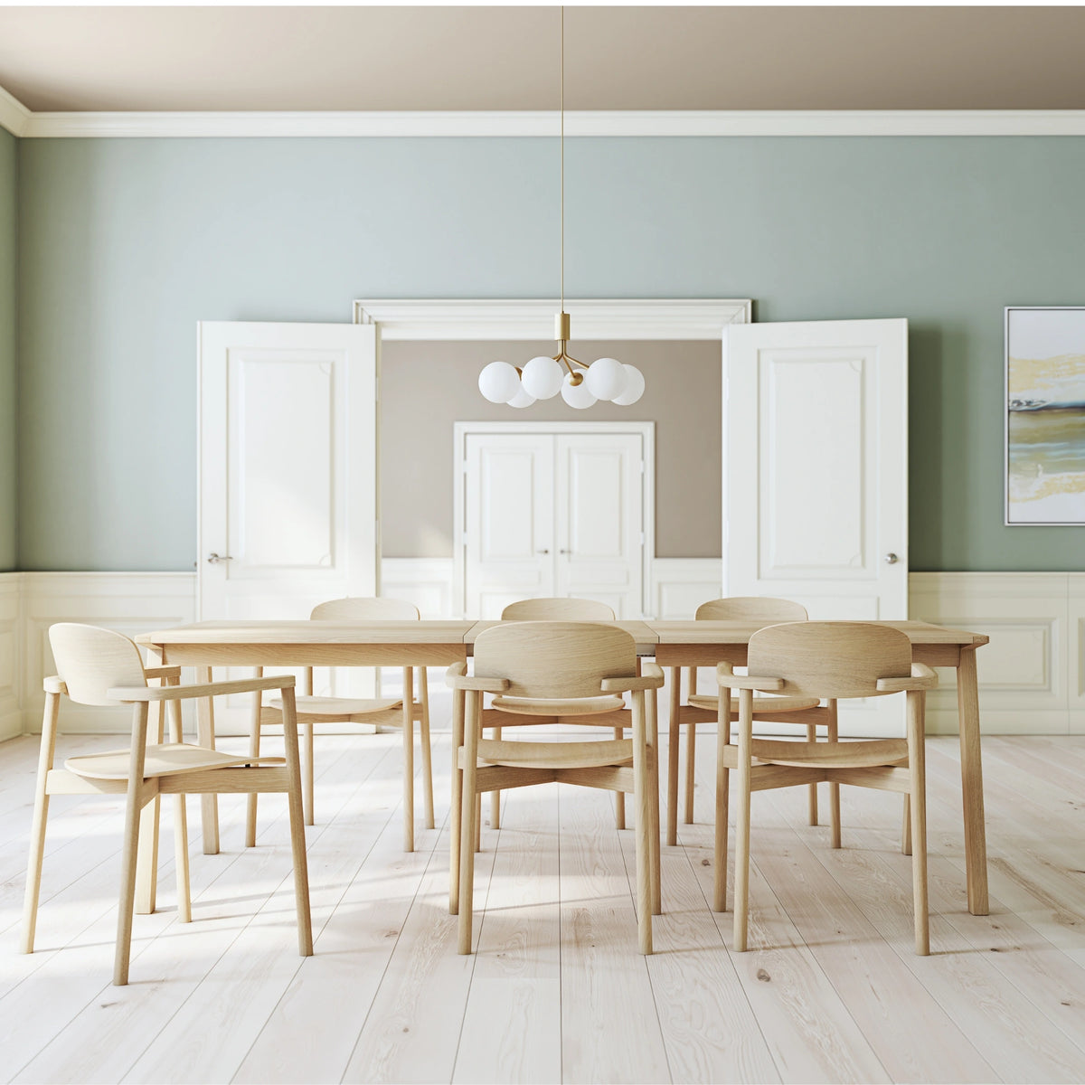 Skovby #142 / #143 Extendable Dining Table in Oak White Oil - Skovby | Milola