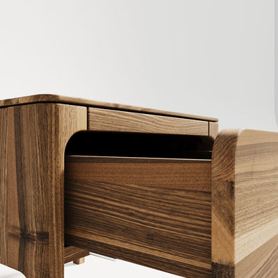 SIRLIG - Wooden Bedside Table - Solid Wood | Milola